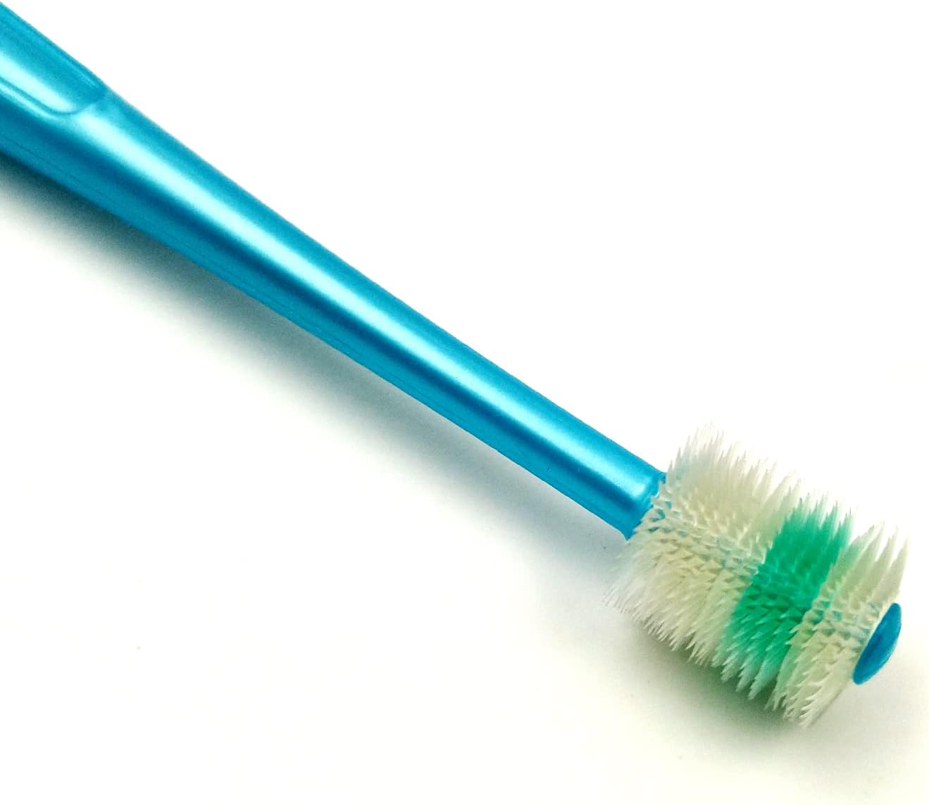 360-Degree Bristle Toothbrush for Dogs and Cats - Super Soft Nylon bristles Tooth Brush, Puppy Supplies, Dog Brush Set, Pet Supplies Dog Grooming Kit Eco-Friendly (8-Count Pack)